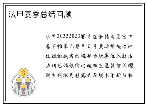 法甲赛季总结回顾